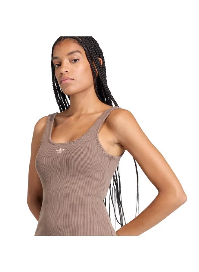 adidas Originals  ESSENTIALS RIB TANK MAXI DRESS WASHED for Women | Best Price UAE